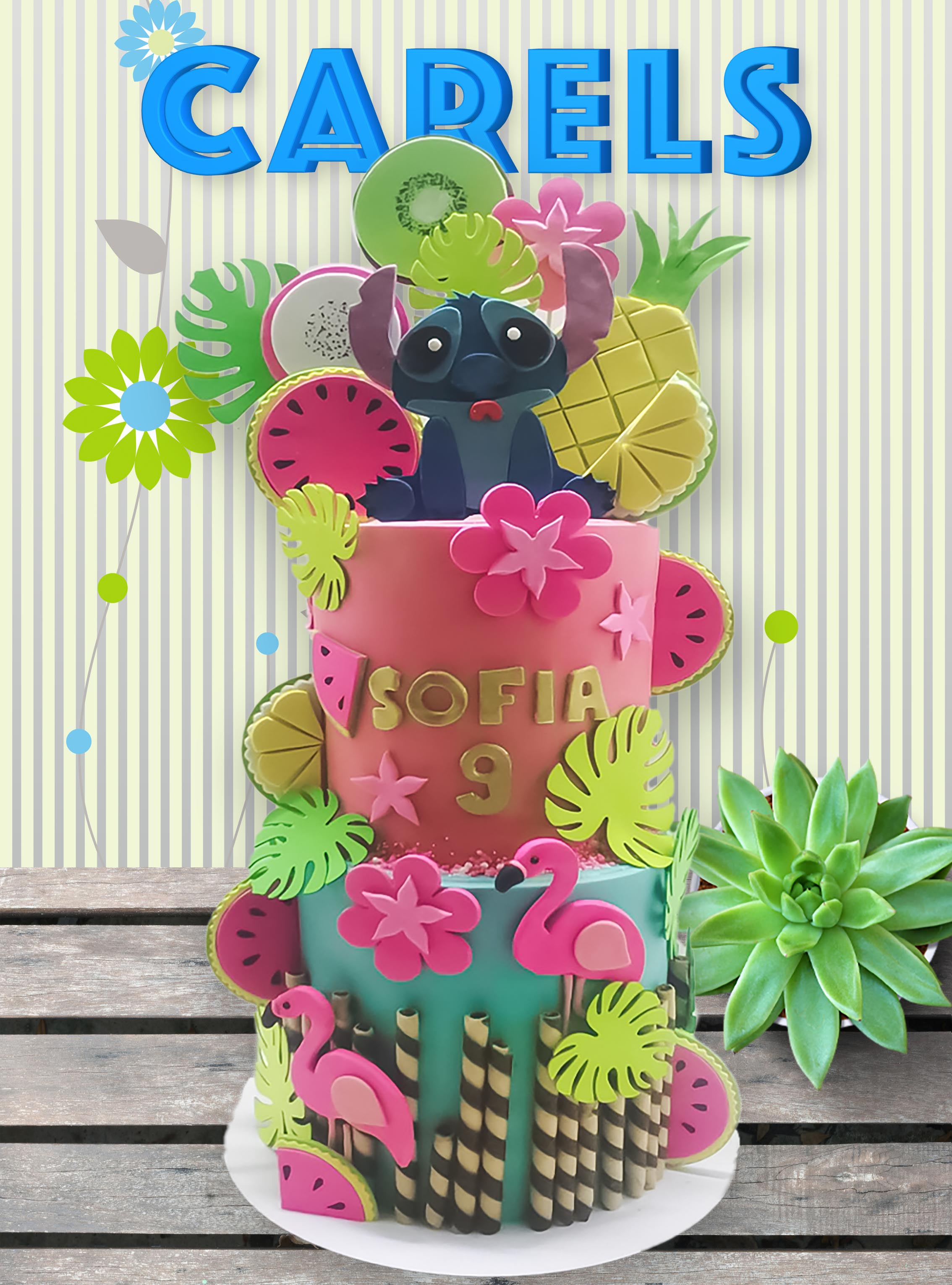 Pastel para niños,
Kids cakes,
Pastel fiestas infantiles
Carels