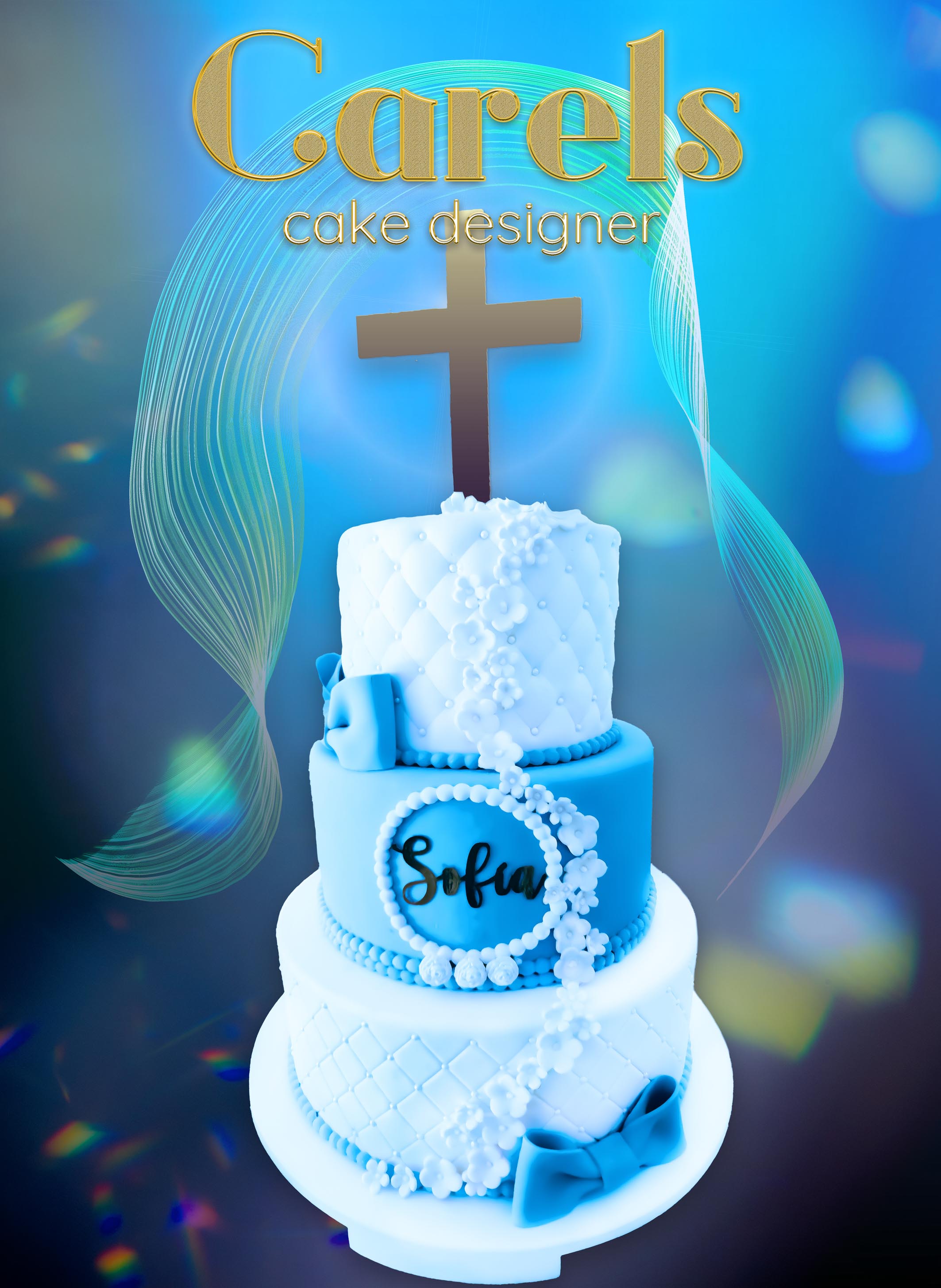 Pastel Primera Comunión, Carels